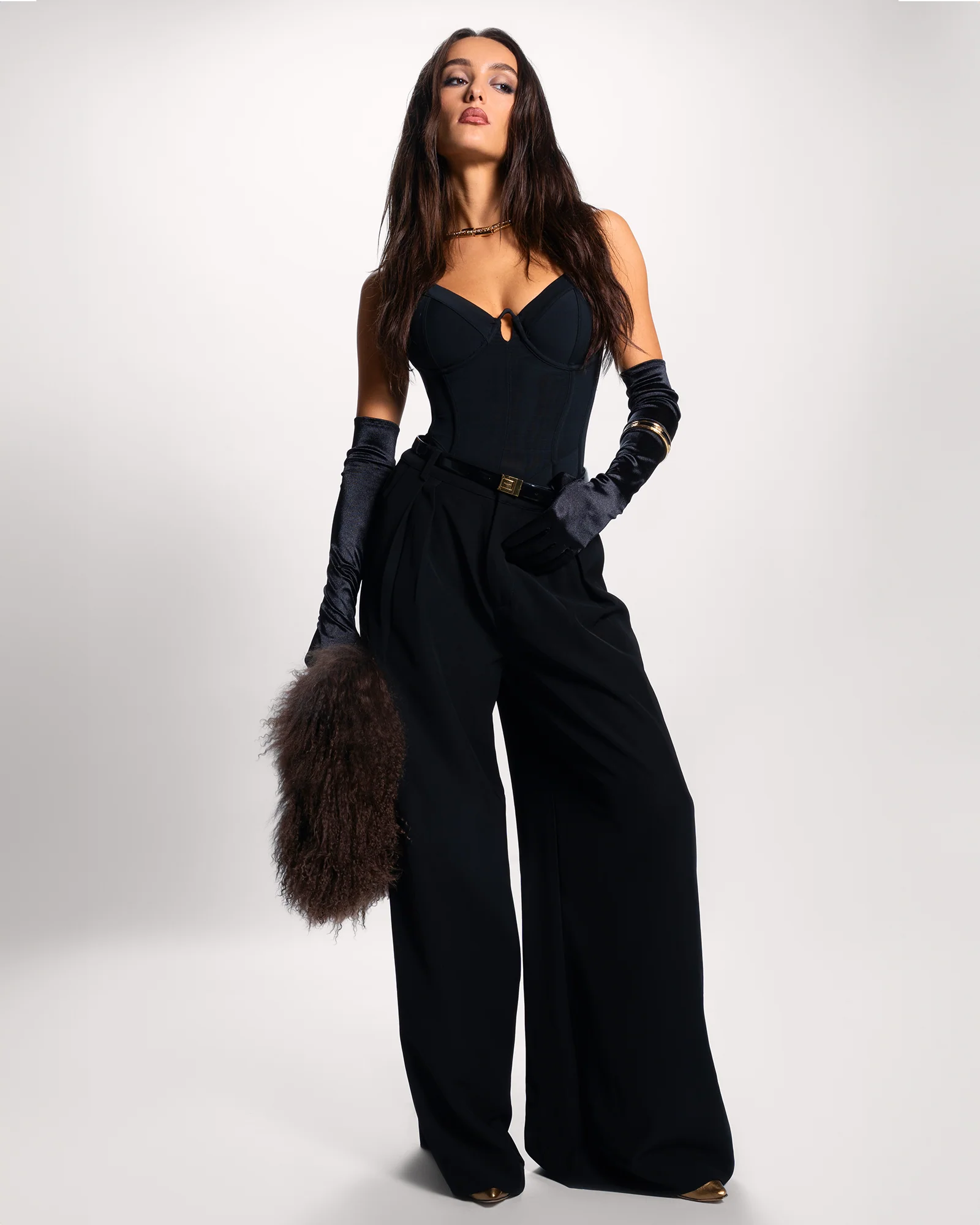 Corset Bodysuit - Black