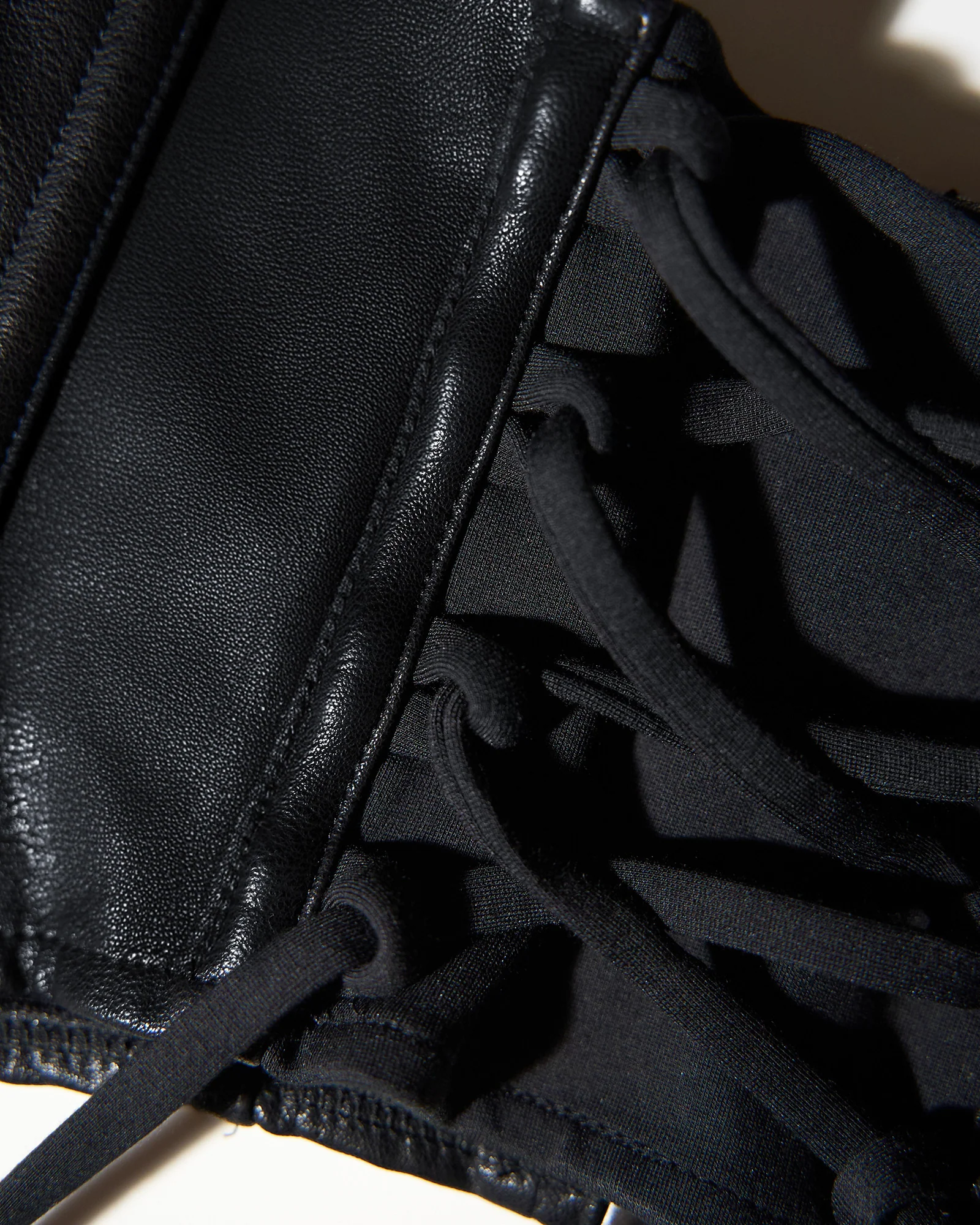 Corset Belt - Faux Leather Black