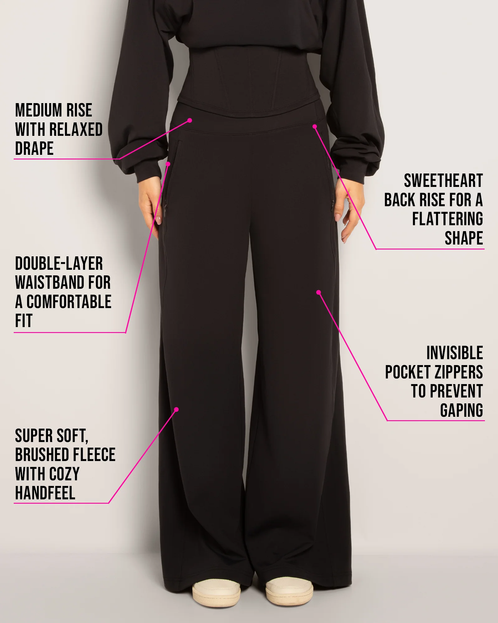 Cloudlined Wide Leg Pant - Soft Black 7 Cloudlined Wide Leg Pant - Soft Black