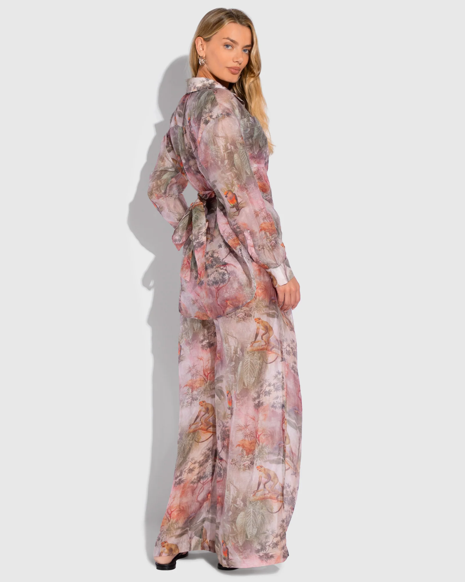 Flowy Shirt - Soft Tropical