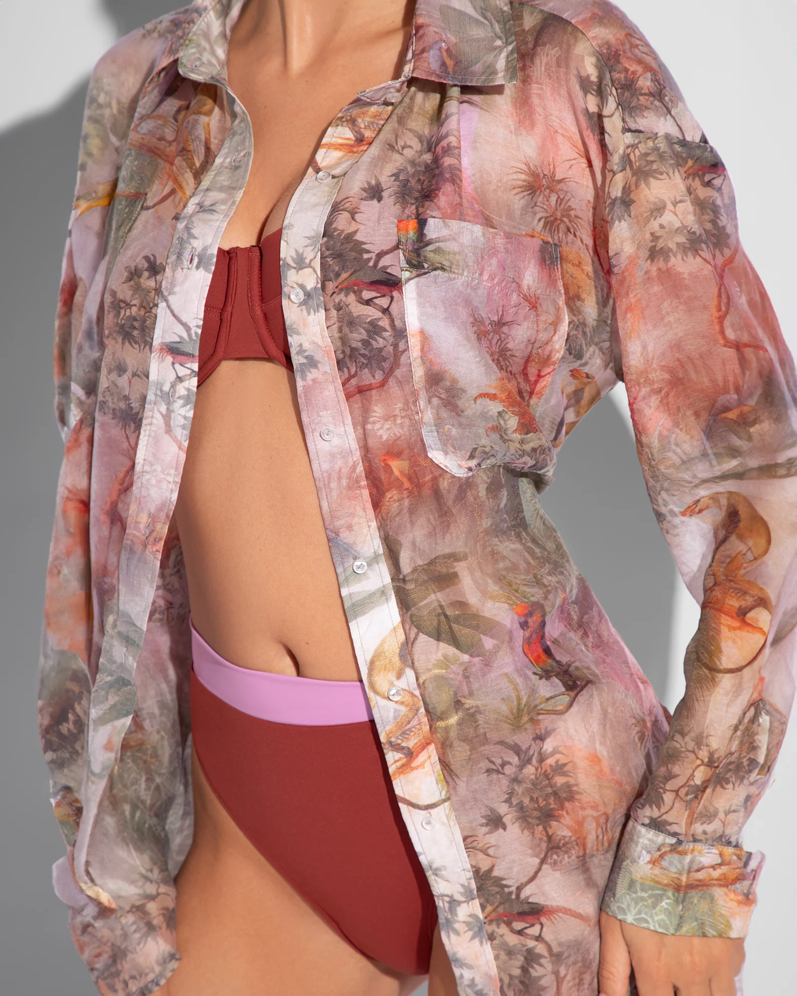 Flowy Shirt - Soft Tropical 3 Flowy Shirt - Soft Tropical