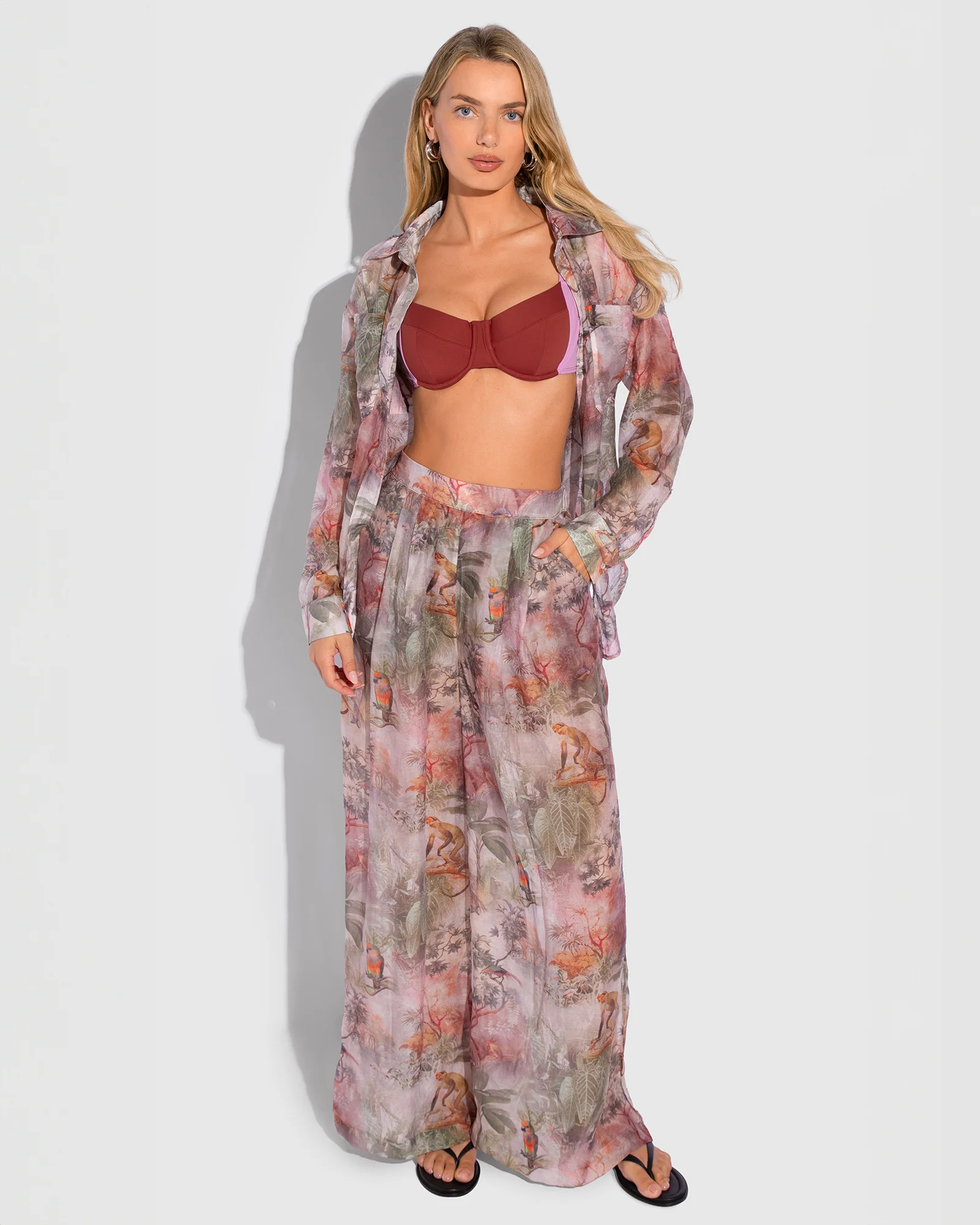 Flowy Shirt - Soft Tropical 5 Flowy Shirt - Soft Tropical