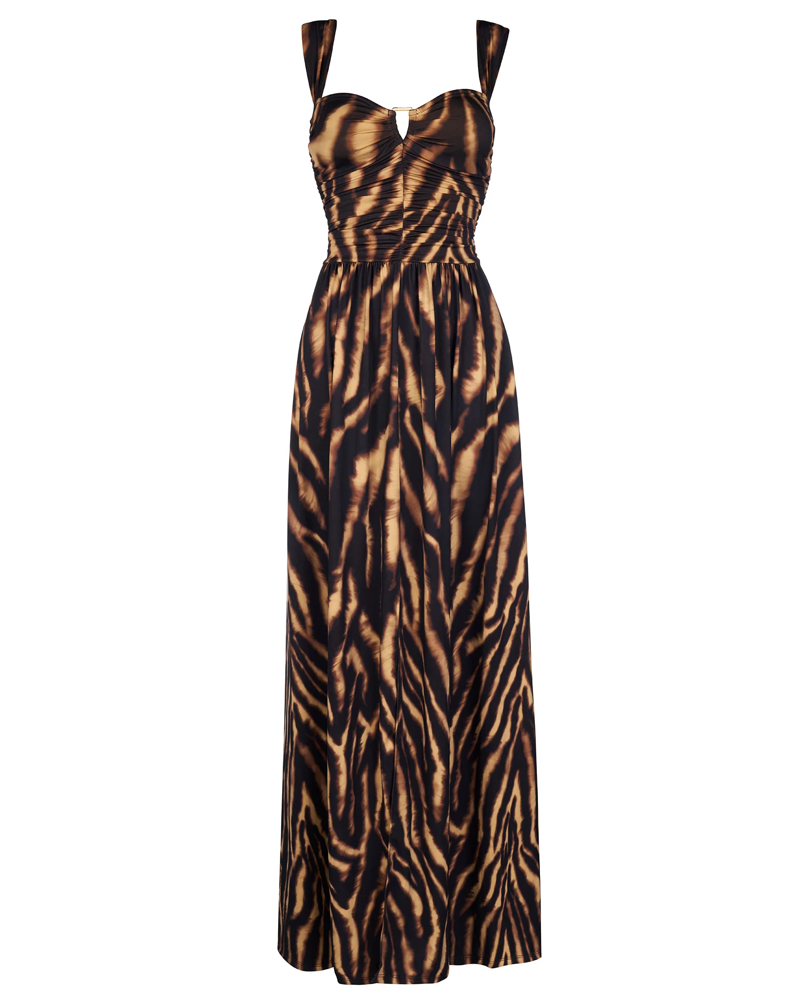 Goddessy Maxi Dress - Golden Zebra