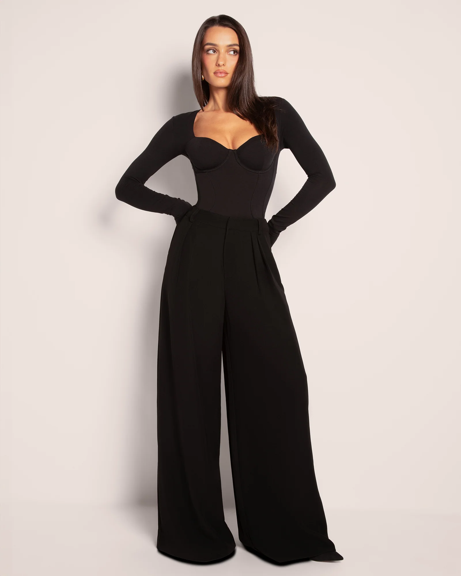 Sweetie Long Sleeve Top - Black 4 Sweetie Long Sleeve Top - Black