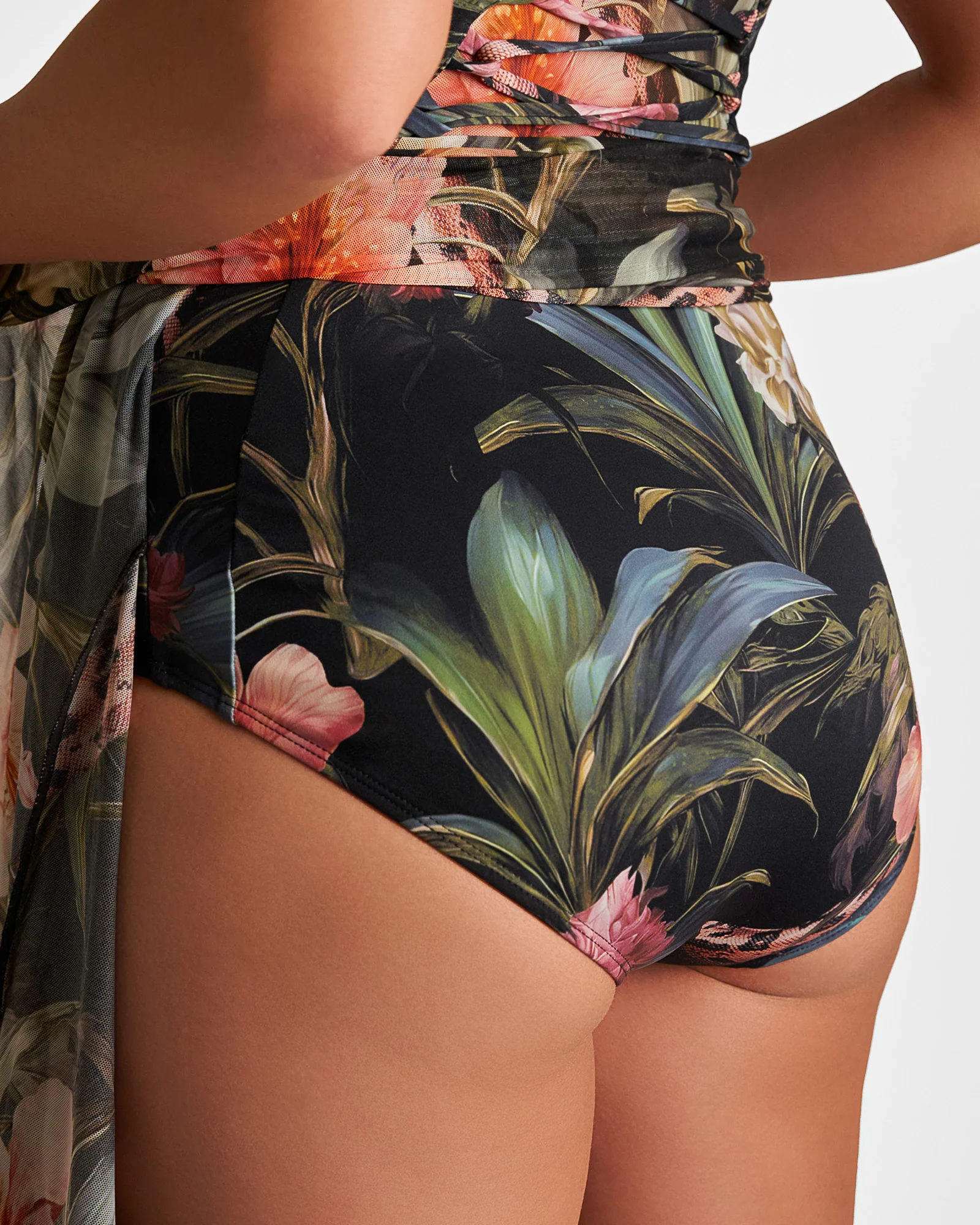 Bombshell Maxi Dress - Midnight Peony