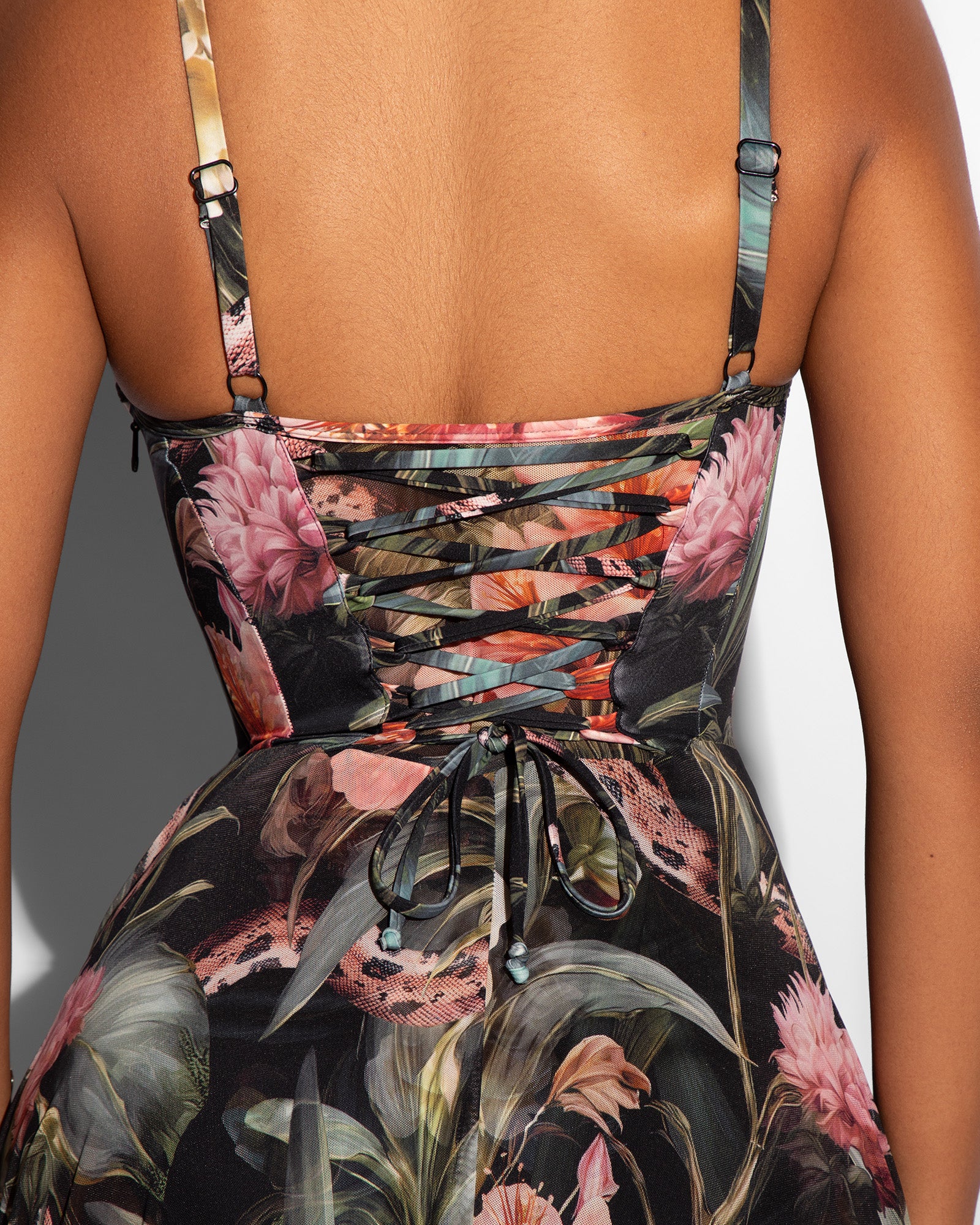 Bombshell Maxi Dress - Midnight Peony