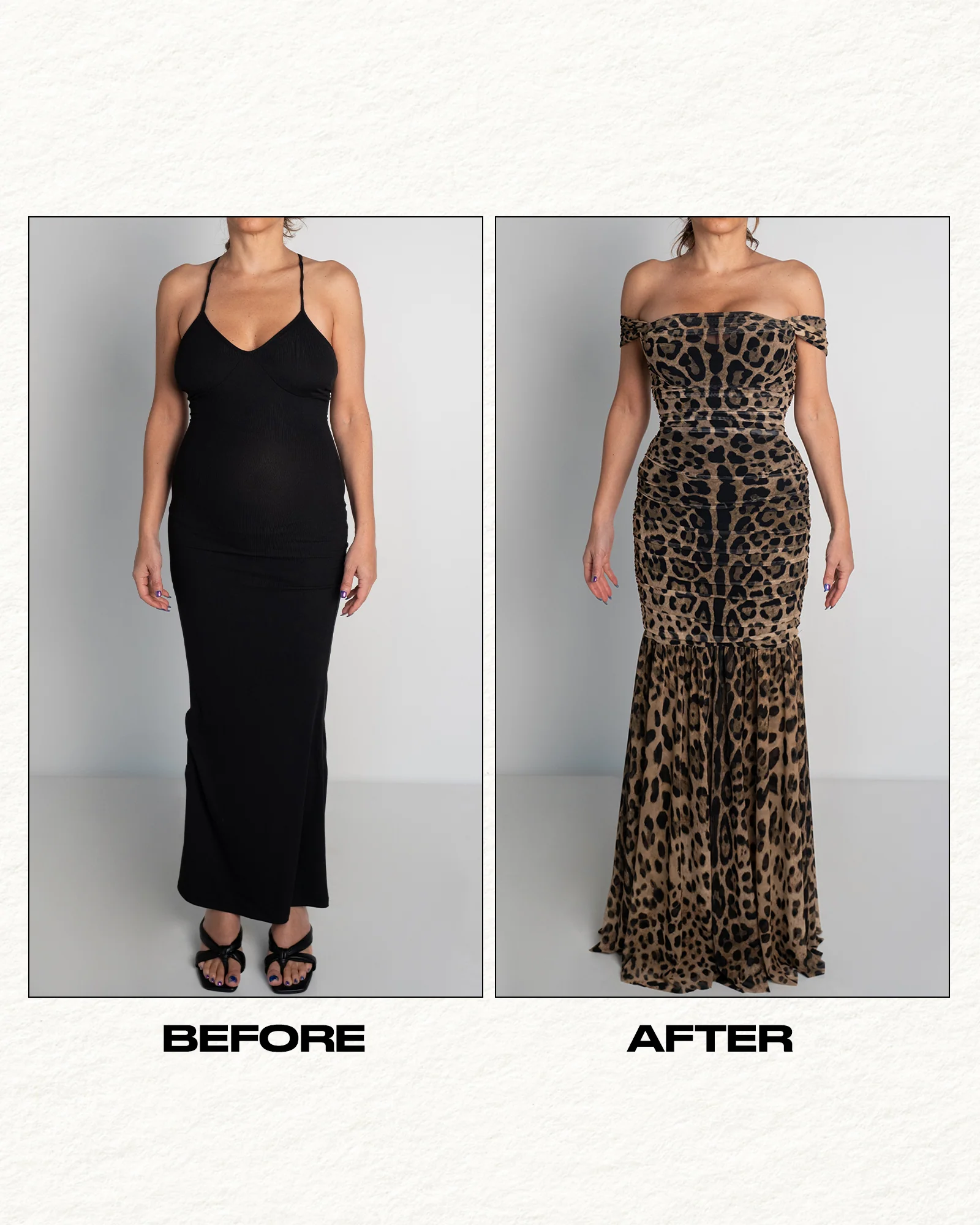 Sweetie Mermaid Dress - Symmetric Leopard 9 Sweetie Mermaid Dress - Symmetric Leopard