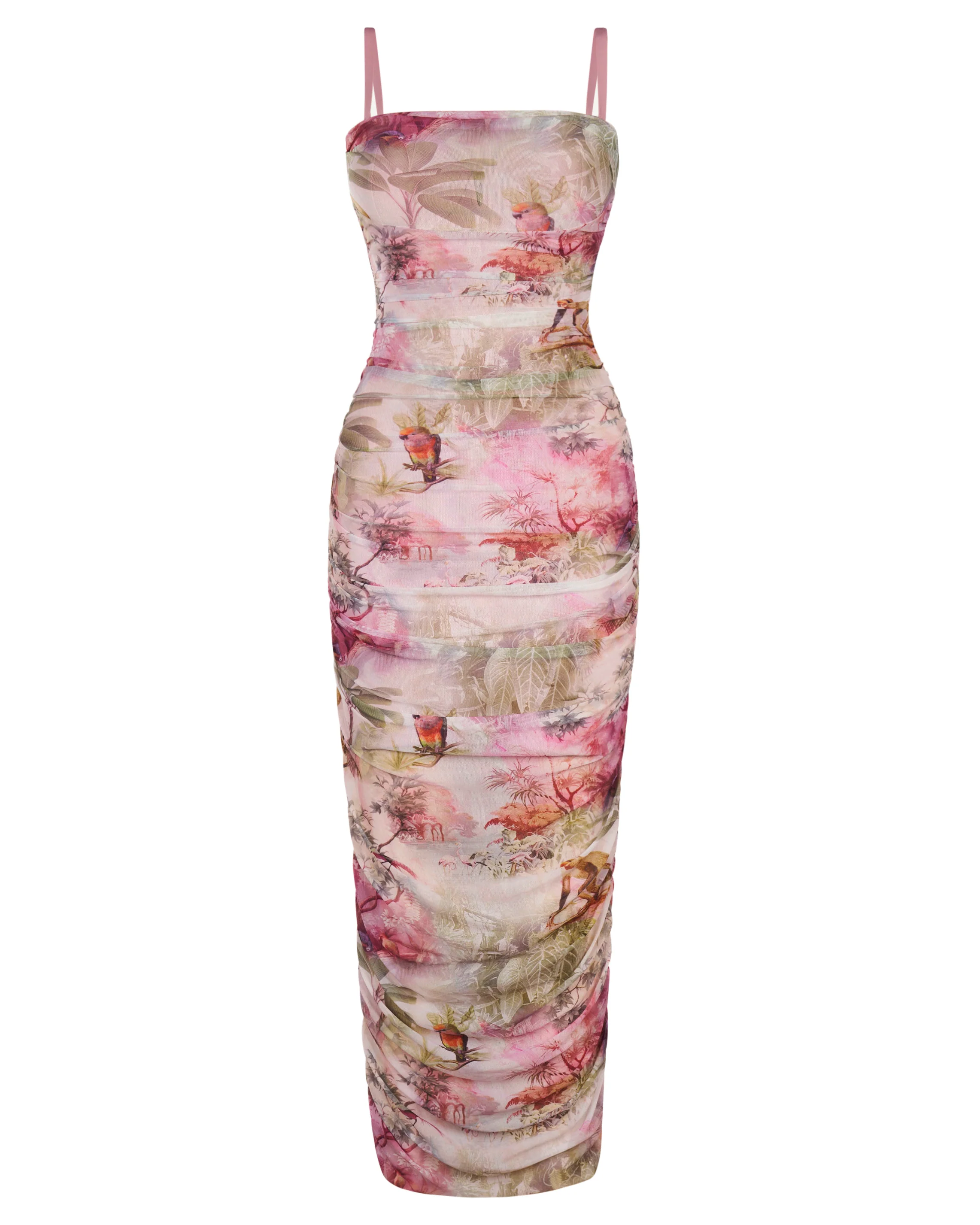 Sweetie Mesh Column Dress - Soft Tropical 6 Sweetie Mesh Column Dress - Soft Tropical