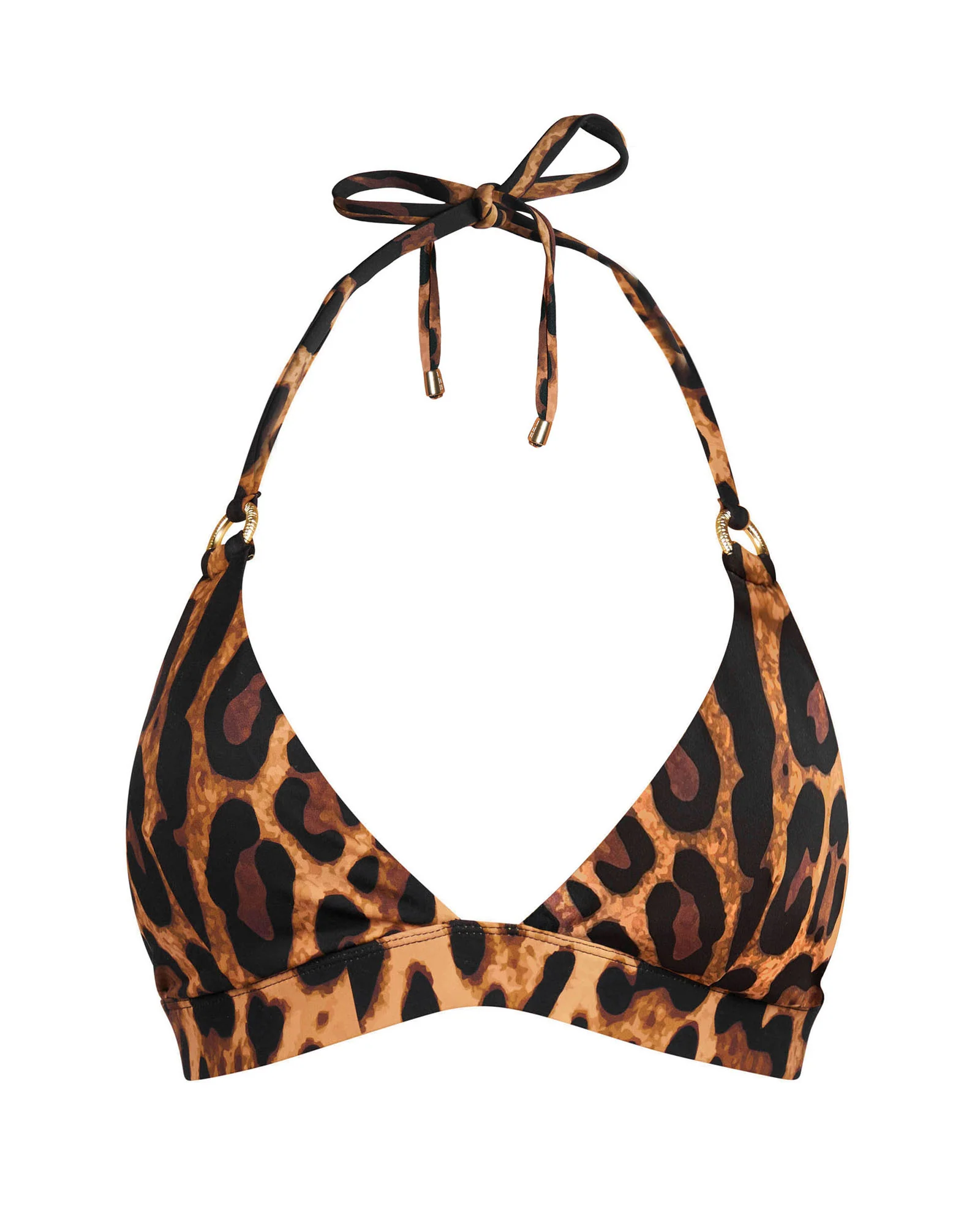 Triangle Bikini Top - Symmetric Leopard 5 Triangle Bikini Top - Symmetric Leopard