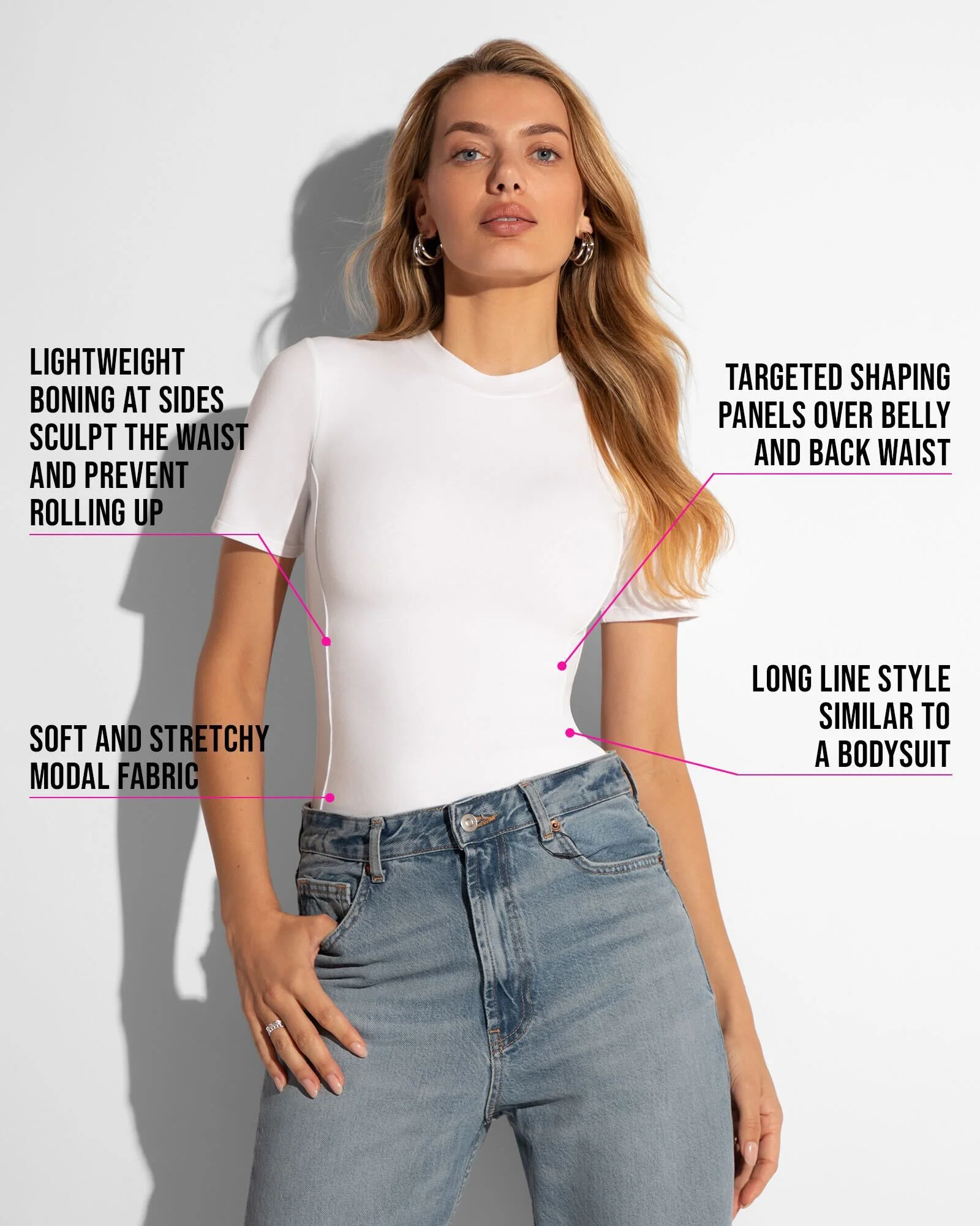 Sculpty Short Sleeve Tee - White 6 Sculpty Short Sleeve Tee - White