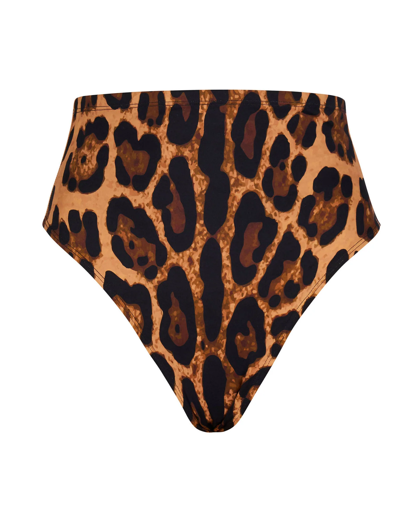 Hi Cut Kini Bottom - Symmetric Leopard