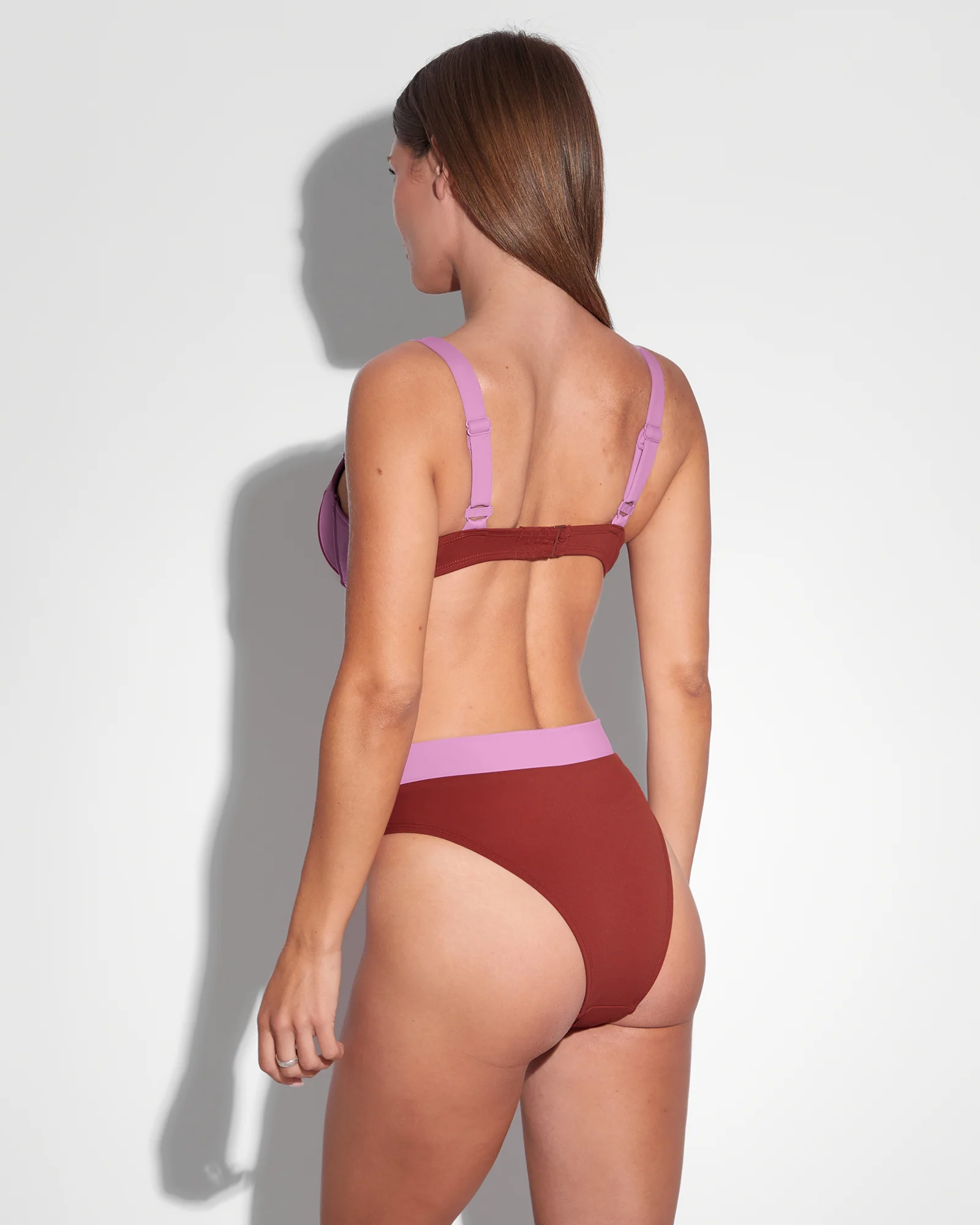 Brazilian Ring Kini Bottom - Copper/Lilac