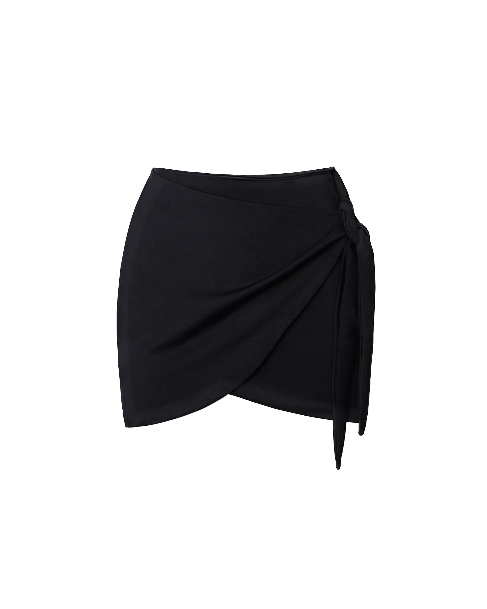 Mini Wrap Skirty - Black 3 Mini Wrap Skirty - Black