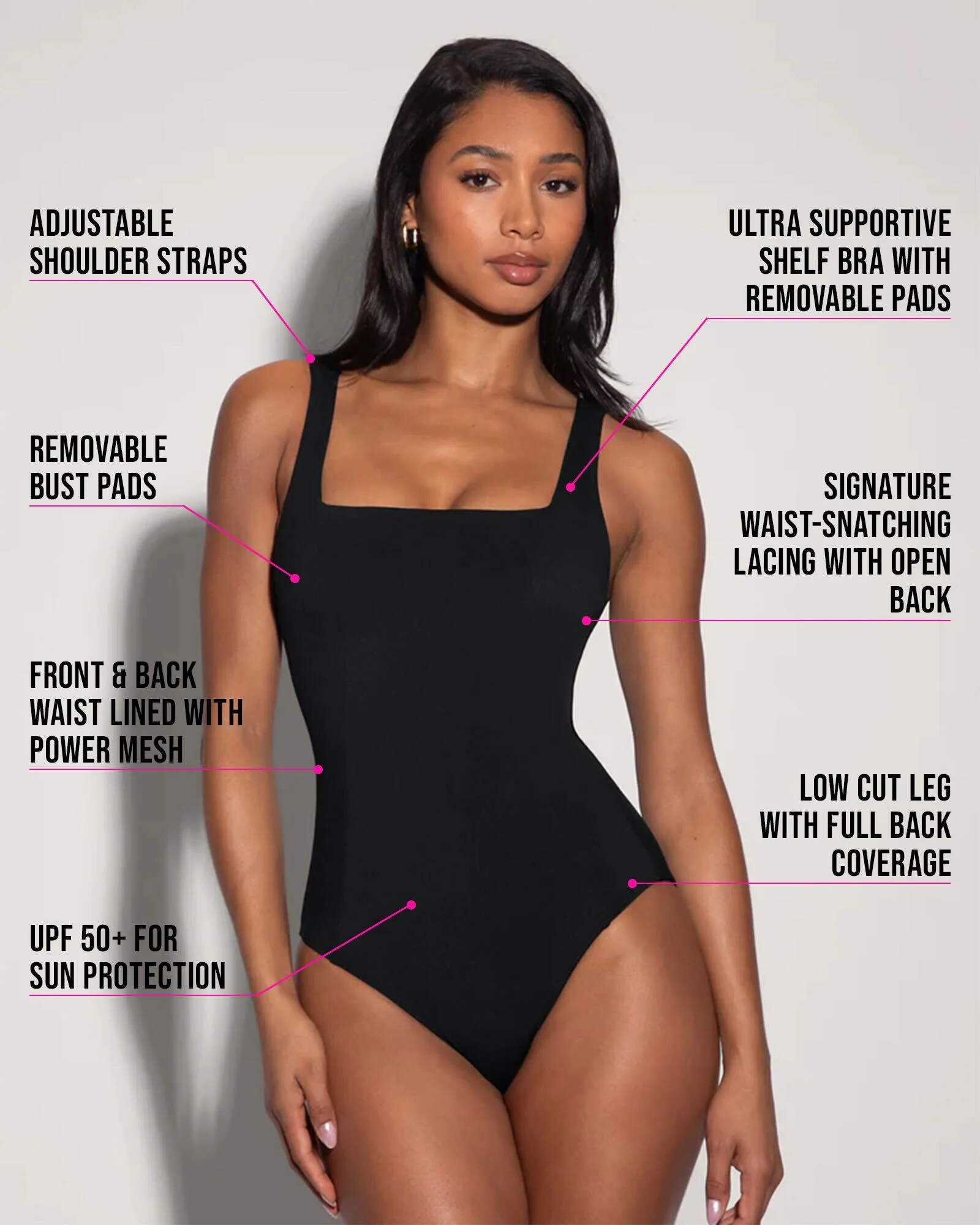 Squarey - Black 6 Squarey - Black